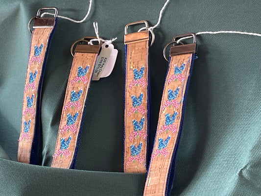 Embroidered key chain
